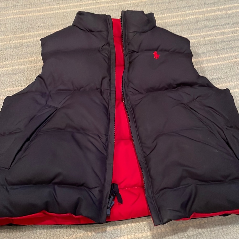 Boys reversible Polo puffer vest - size 2T